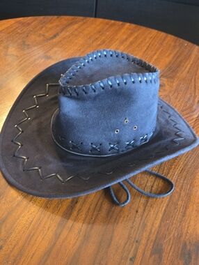 Men's Dark Brown Suede Cowboy Hat - Western Style